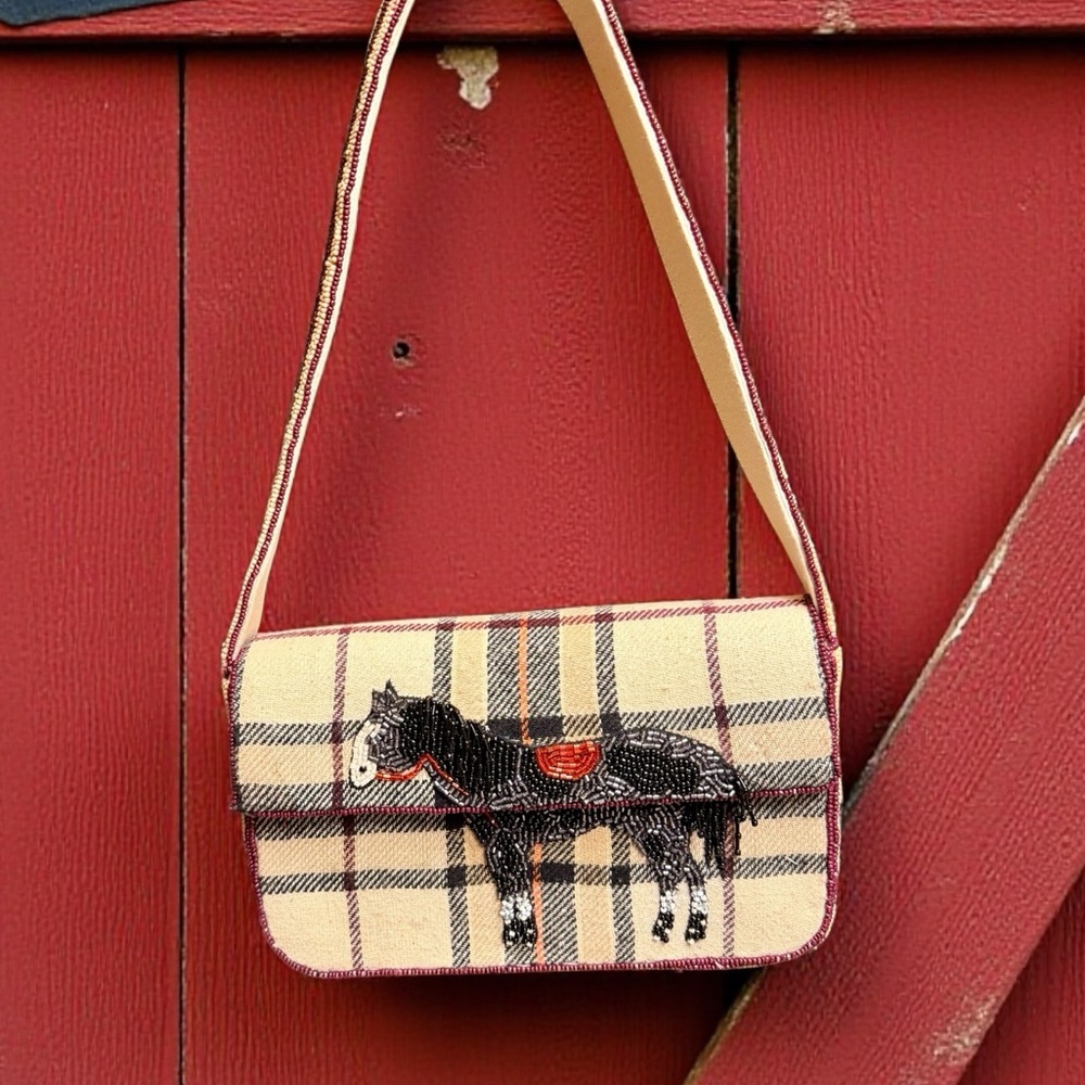Anthropologie’s The Fiona Beaded Bag: Animal Edition🐴 - Picture 3 of 7